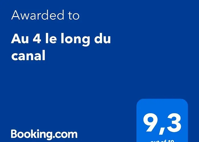 アパート Au 4 Le Long Du Canal Avec Parking